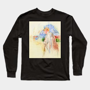 at the exposition palace - Berthe Morisot Long Sleeve T-Shirt